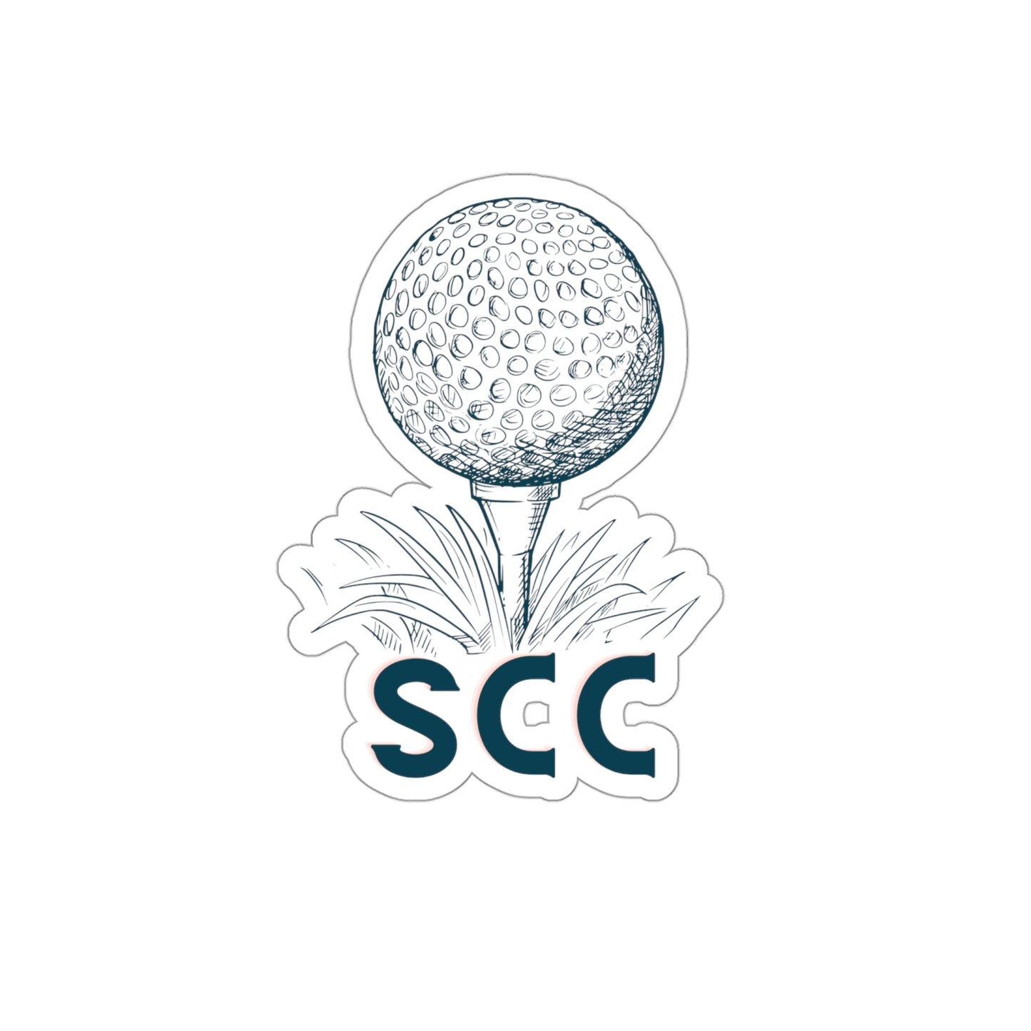 SCC Golf Sticker