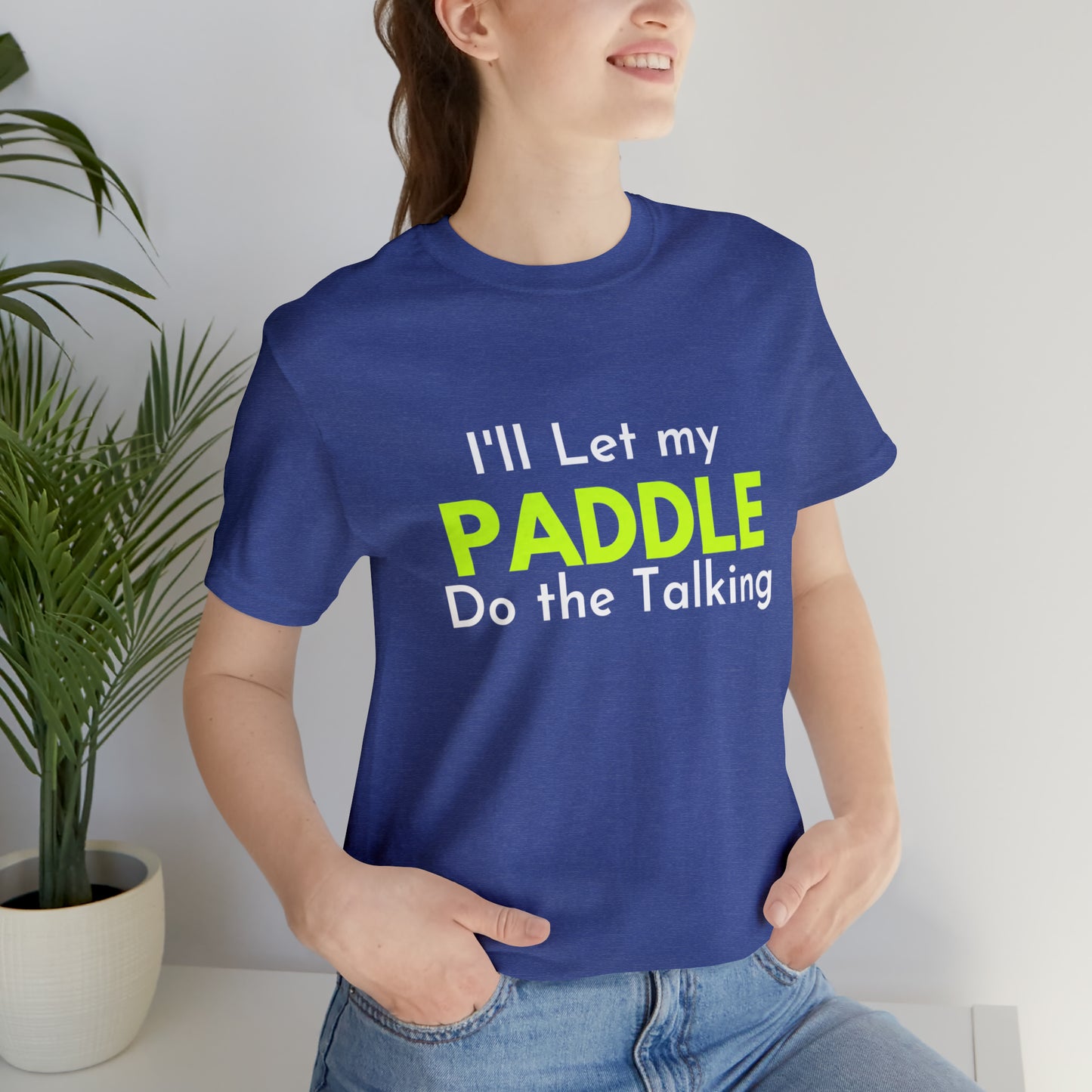 Pickleball Let the paddle talk