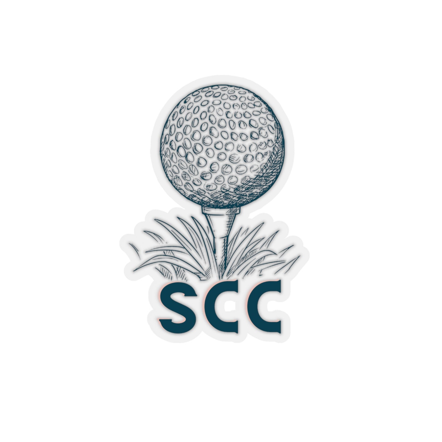 SCC Golf Sticker